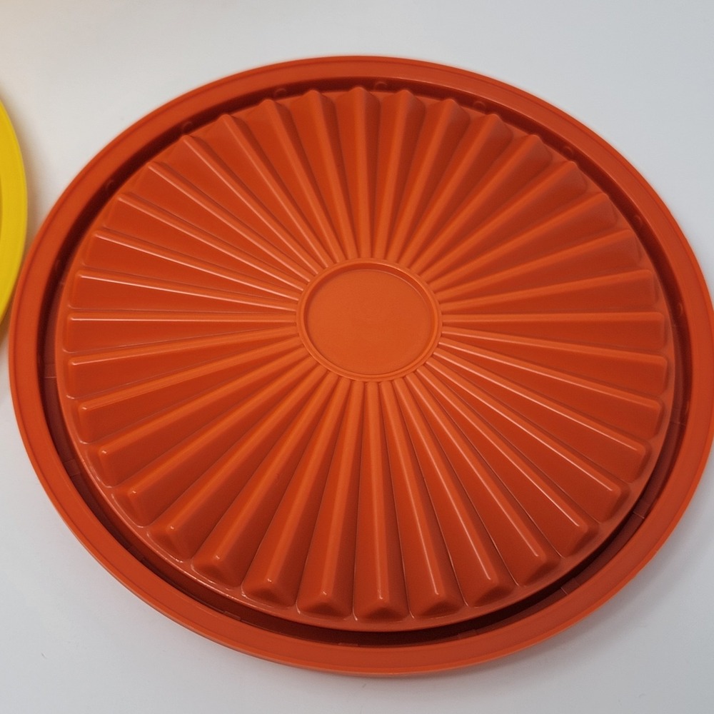 NOS Lot of 3 Vintage Tupperware Servalier Bowls 886-23 Autumn Harvest - Picture 9 of 13